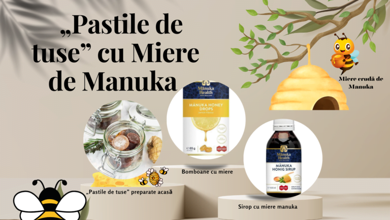 Cele mai bune pastile de tuse cu Miere de Manuka